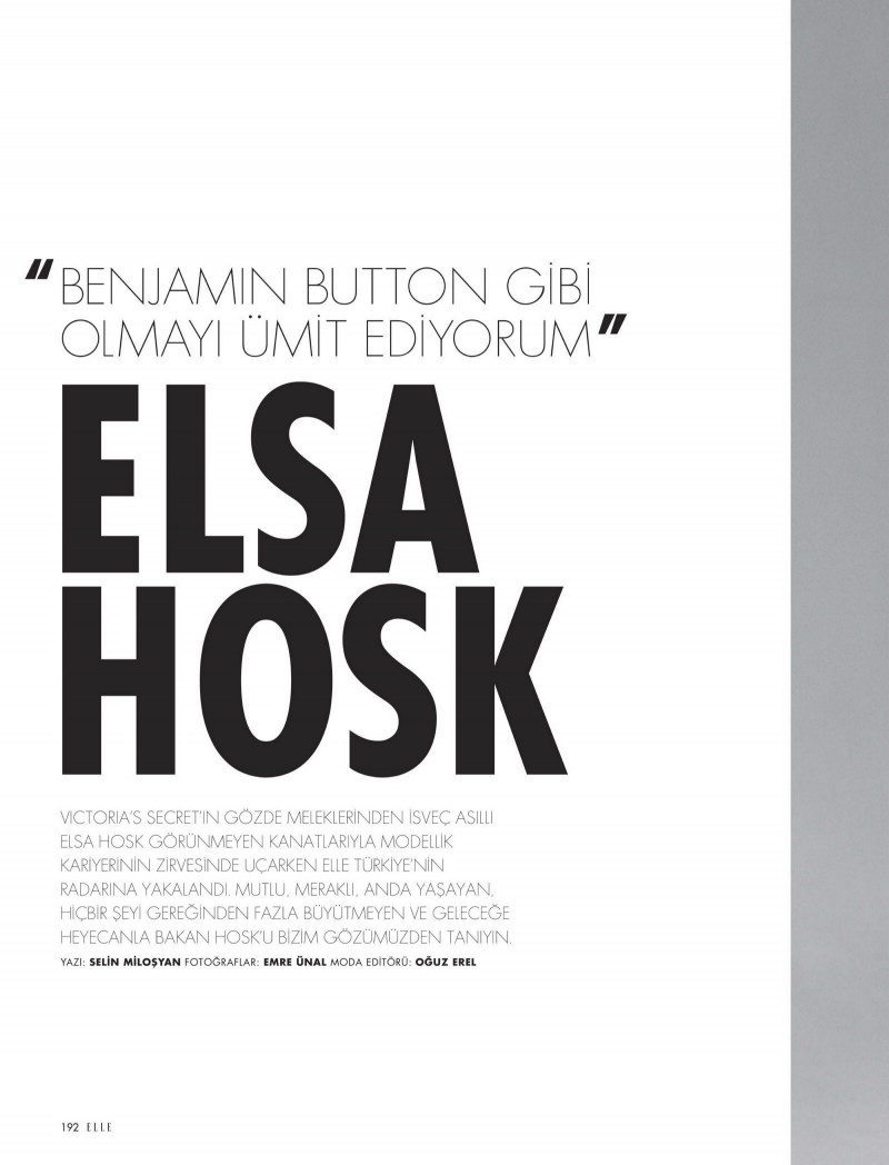 Elsa Hosk featured in Elsa Hosk, September 2019