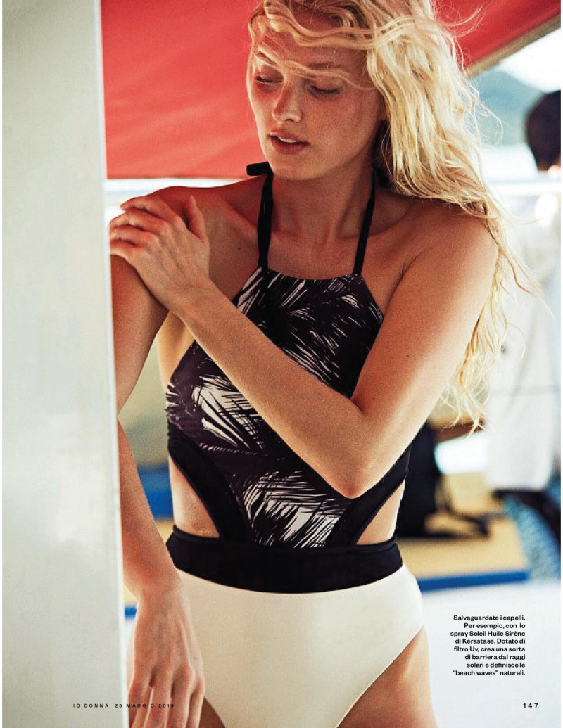 Elsa Hosk featured in Io Viaggio Da Sola, May 2019