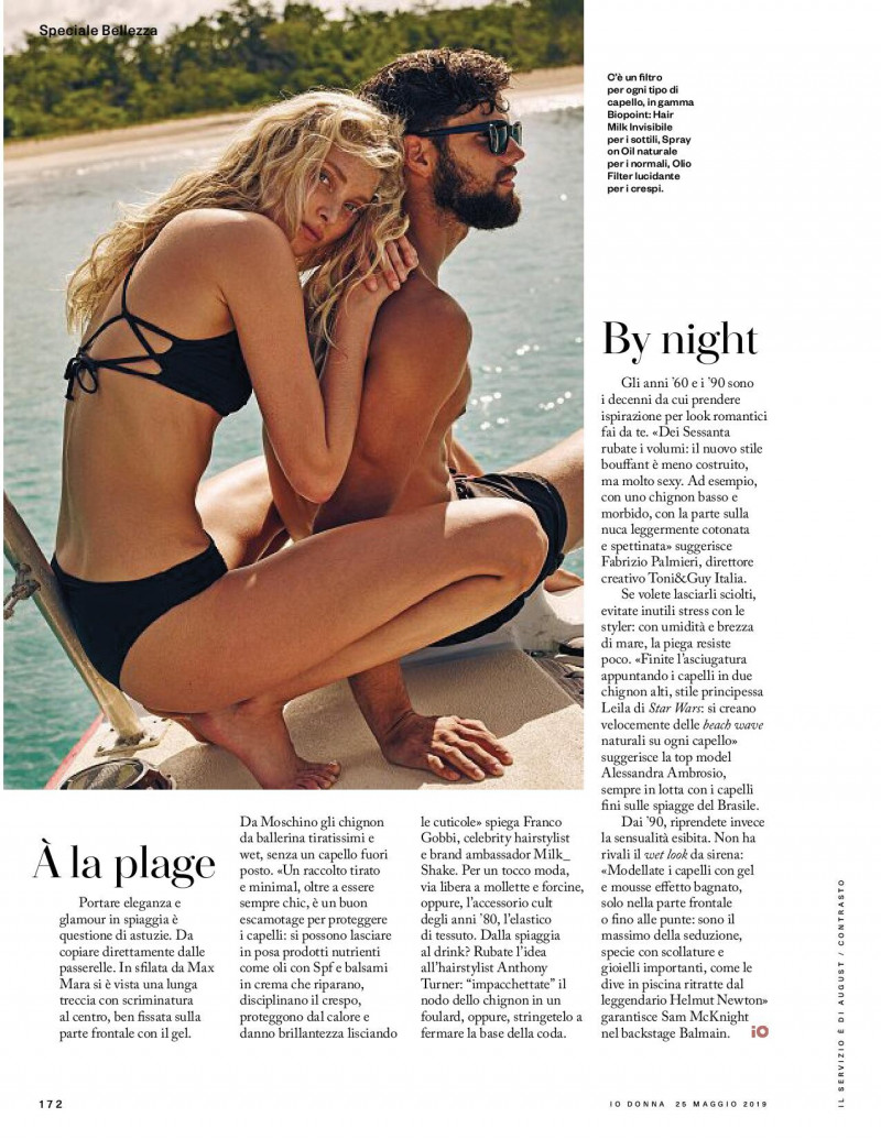 Elsa Hosk featured in Passione make up, May 2019