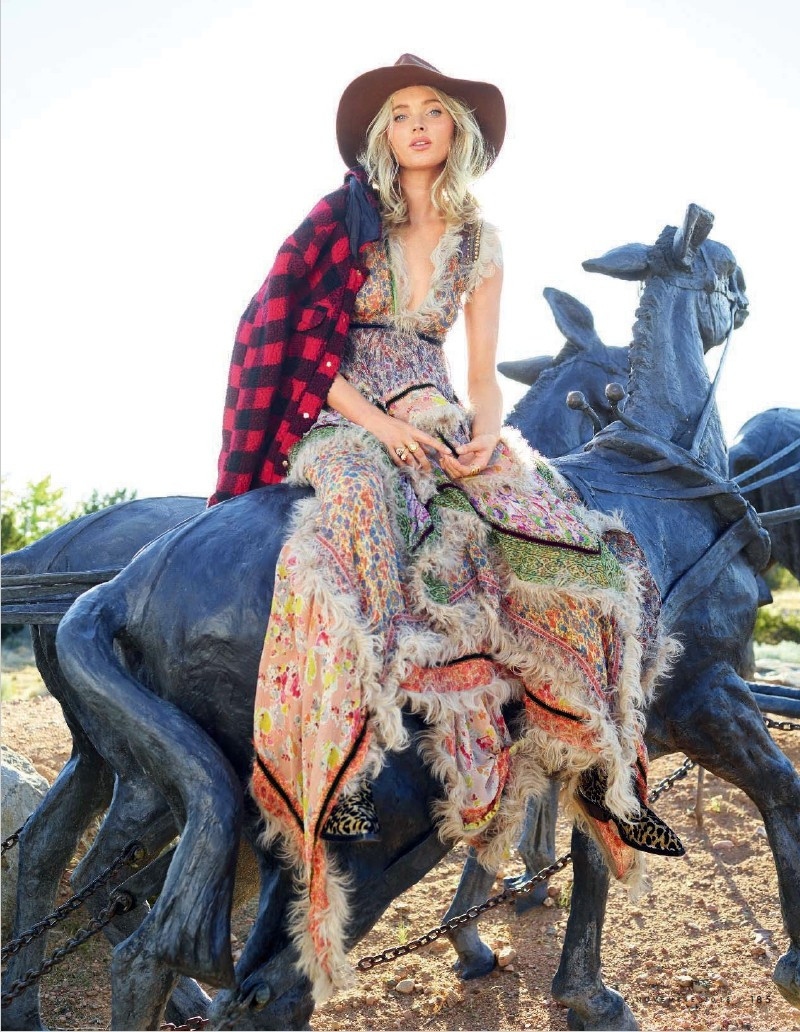 Elsa Hosk featured in Hot in Santa Fe, November 2018