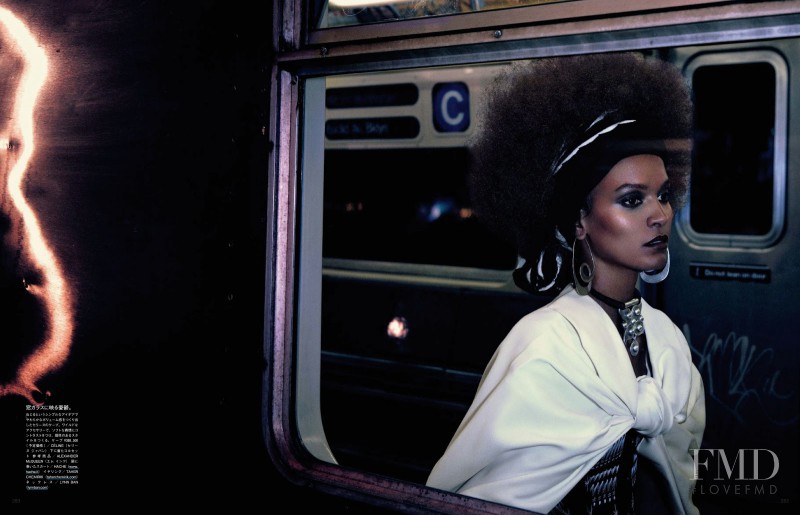 Liya Kebede featured in The Vanishing Underground, April 2013