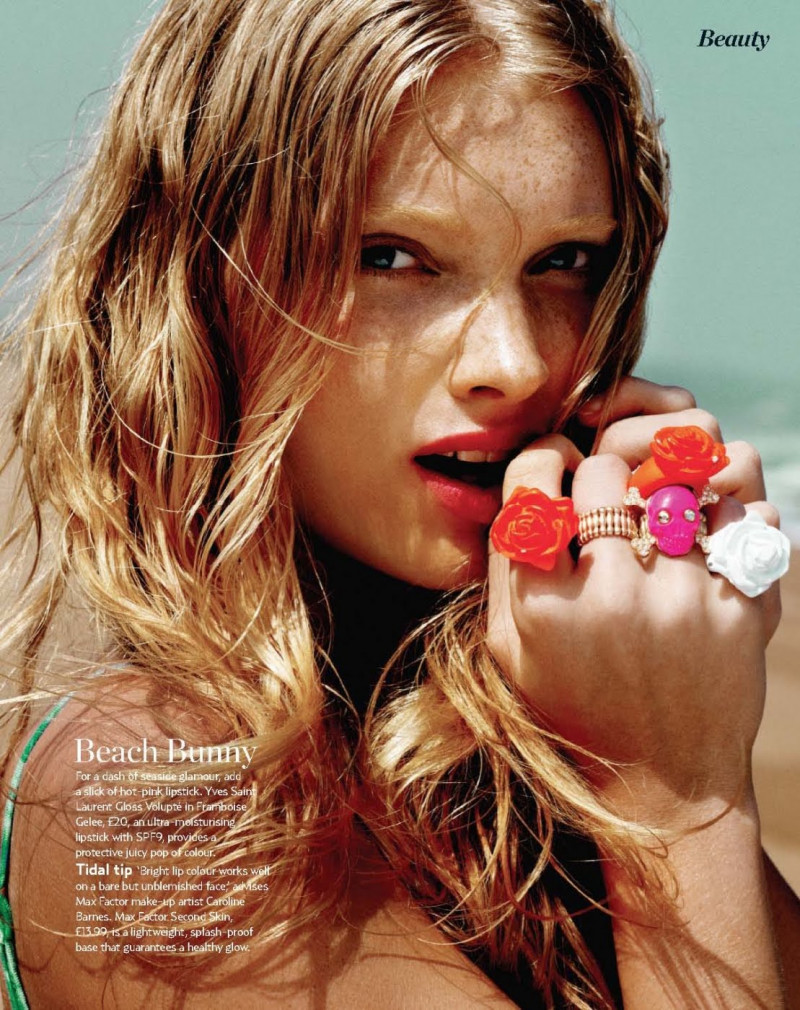 Elsa Hosk featured in Beauty, July 2010