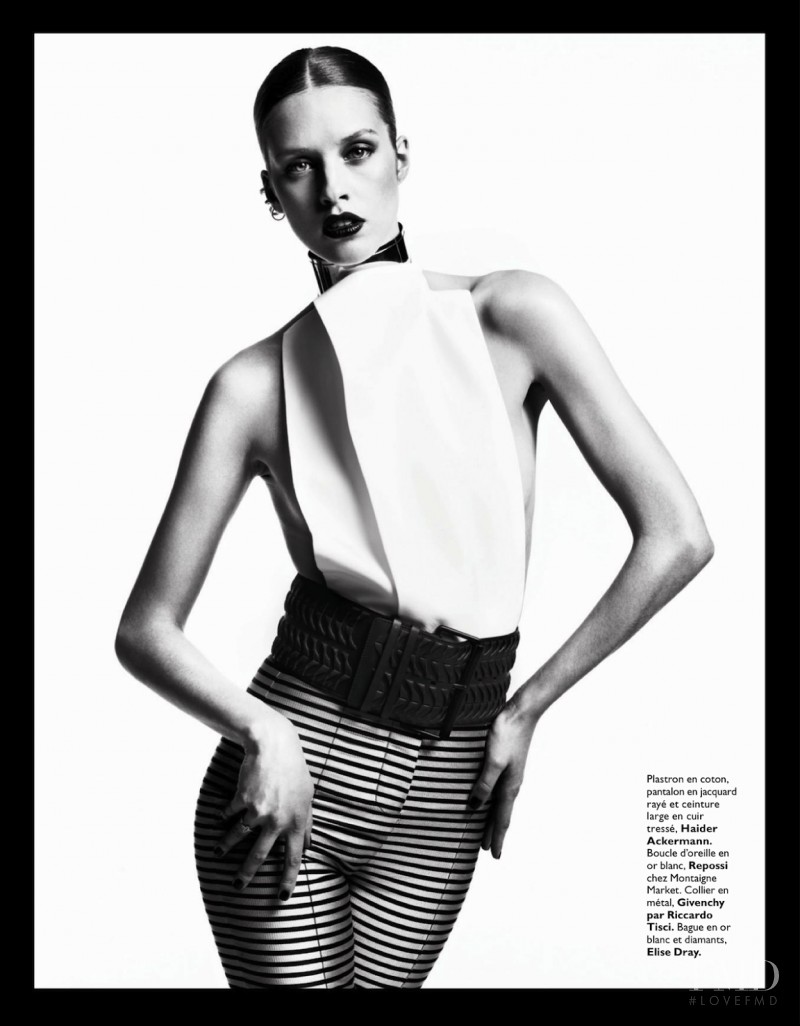 Julia Frauche featured in Noir & Blanc, March 2013