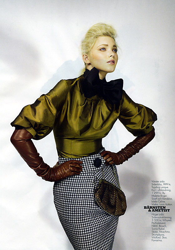 Elsa Hosk featured in Die Neue Diva, December 2006