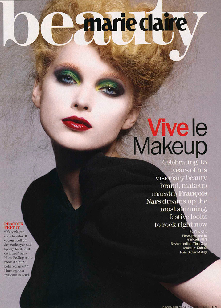 Elsa Hosk featured in Vive Le Makeup, December 2009