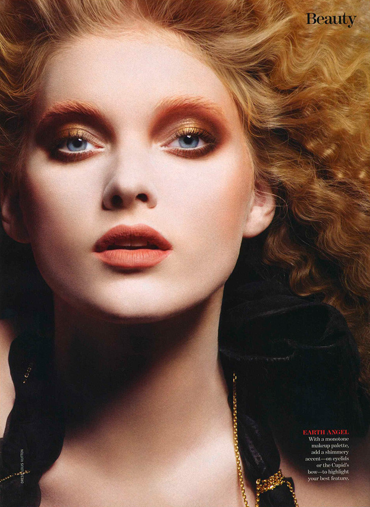 Elsa Hosk featured in Vive Le Makeup, December 2009
