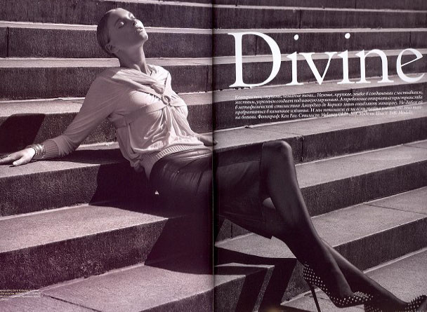 Elsa Hosk featured in Divine, September 2013