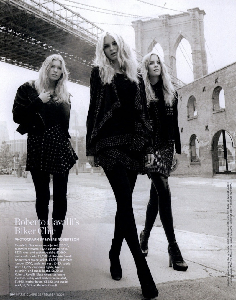 Elsa Hosk featured in Show Stoppers, September 2009