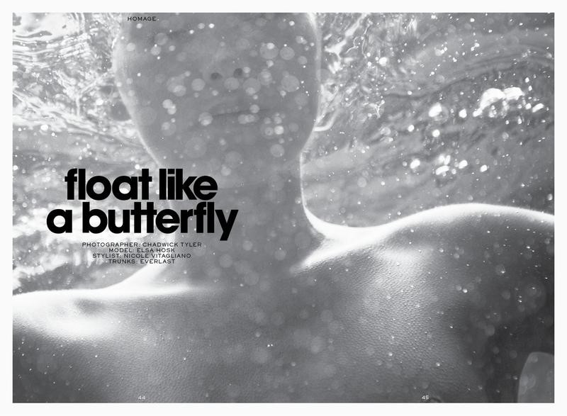 Elsa Hosk featured in Float Like A Butterfly, September 2012