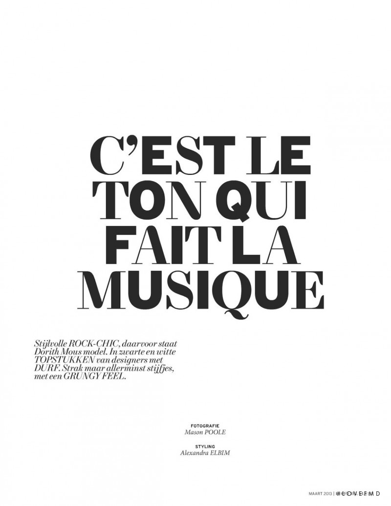 C\'Est Le Ton Qui Fait La Musique, March 2013