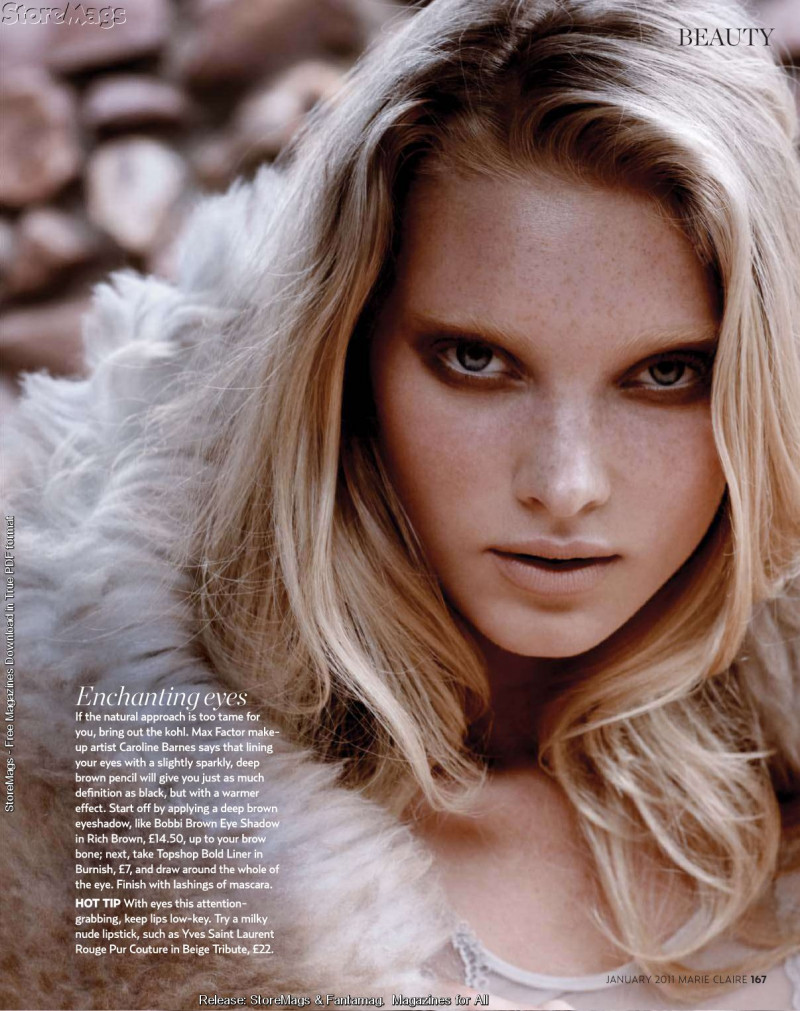 Elsa Hosk featured in The Chill Factor, April 2011