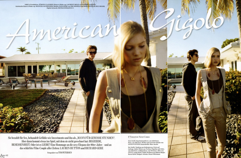 Elsa Hosk featured in American Gigolo, May 2011