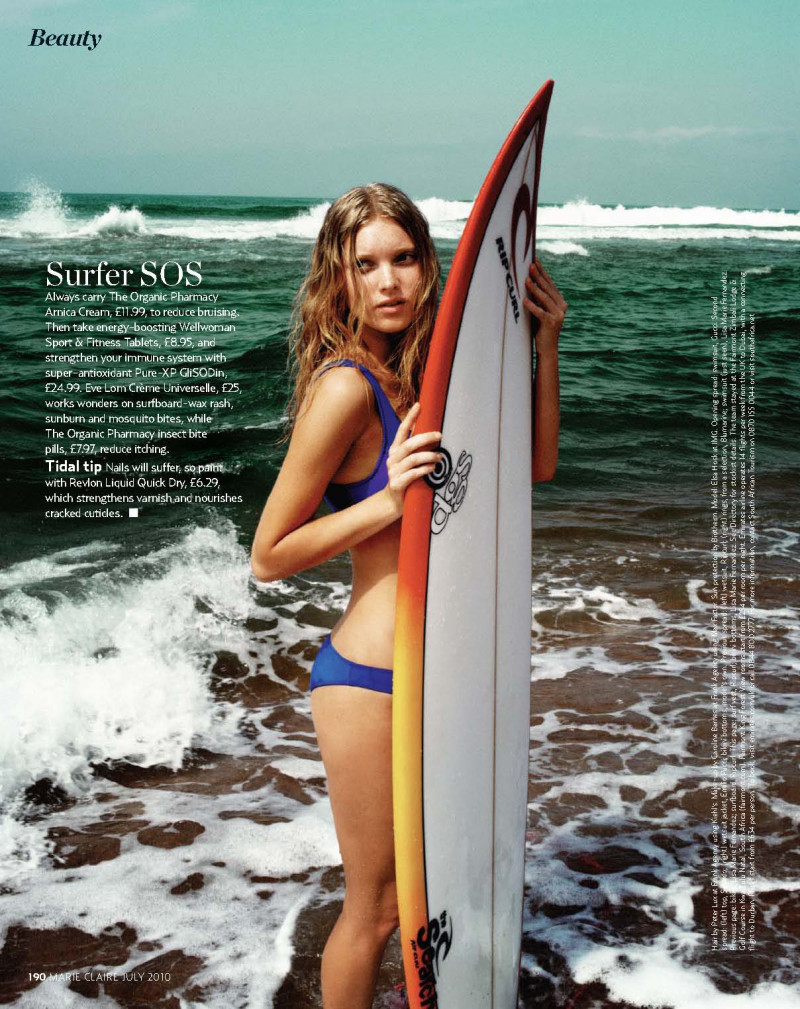 Elsa Hosk featured in The New Wave, July 2010