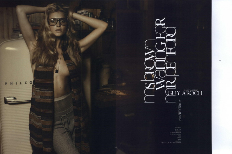 Elsa Hosk featured in Ms. Brown, December 2010