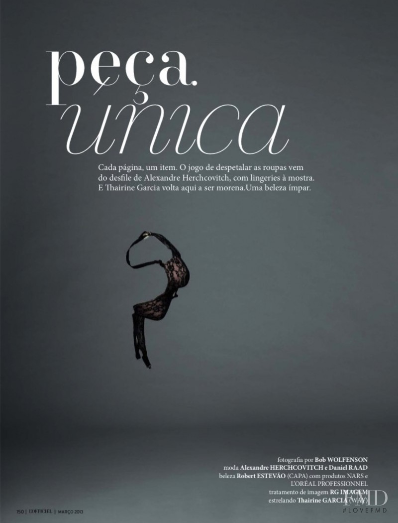 Peca Unica, March 2013