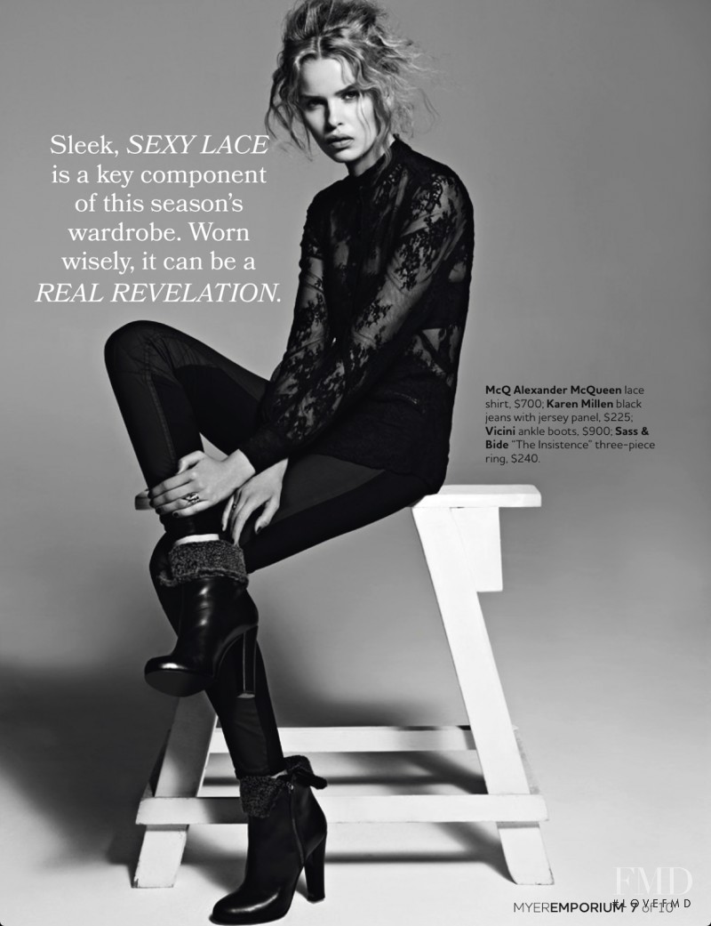 Marleen Gaasbeek featured in The Fall Girl, March 2013