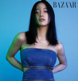 Sora Choi Harper's Bazaar Korea 2020 Cover Saint Laurent Editorial