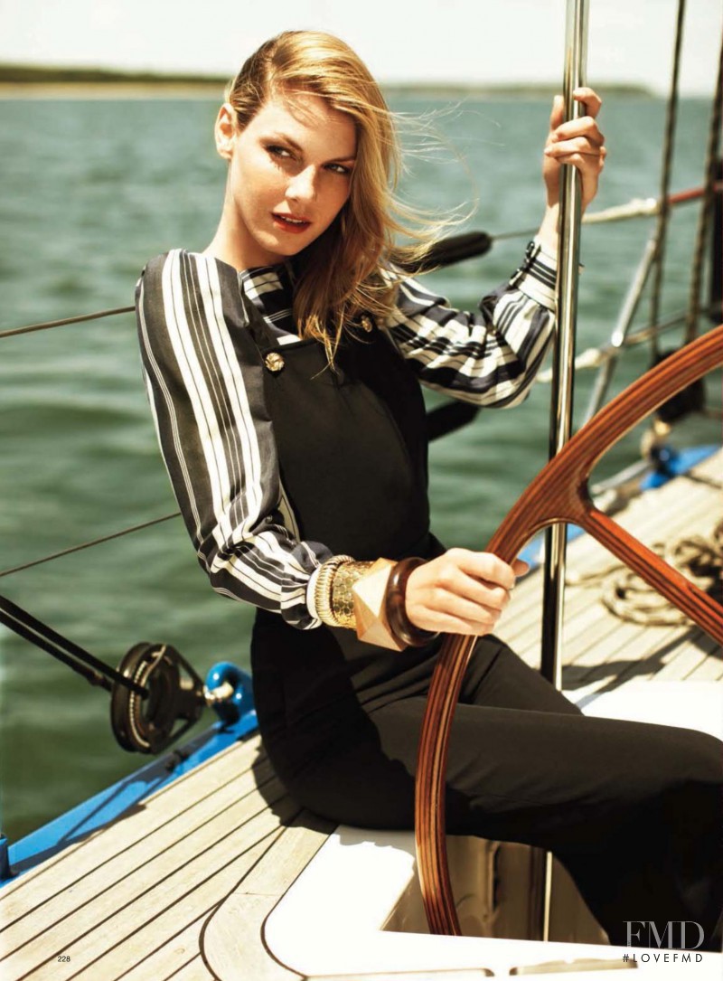 Angela Lindvall featured in New Collections, December 2009
