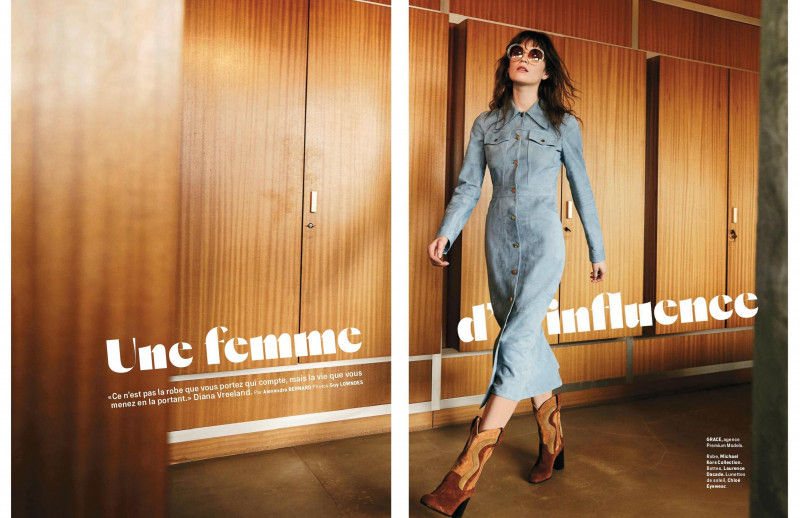 Grace Anderson featured in Une Femme D\'Influence, March 2019