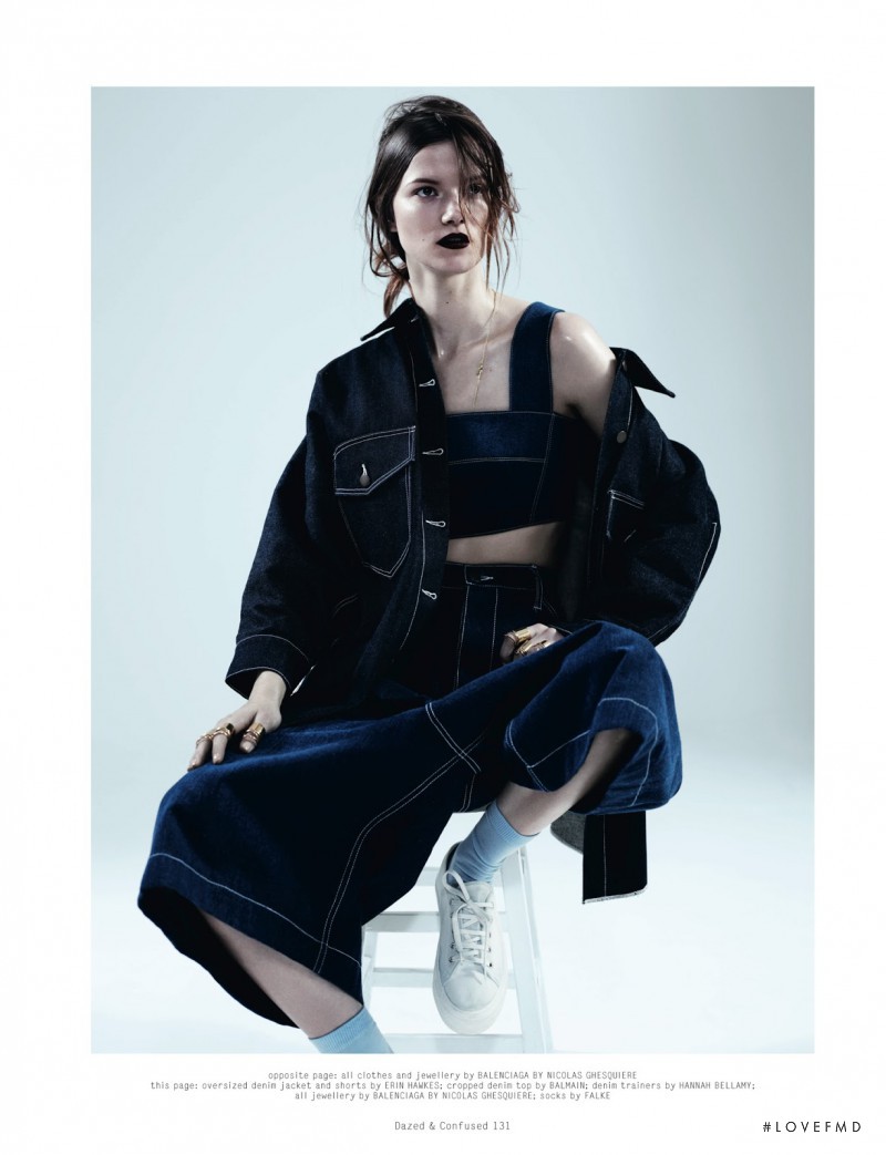 Kasia Struss featured in True Blue, April 2013