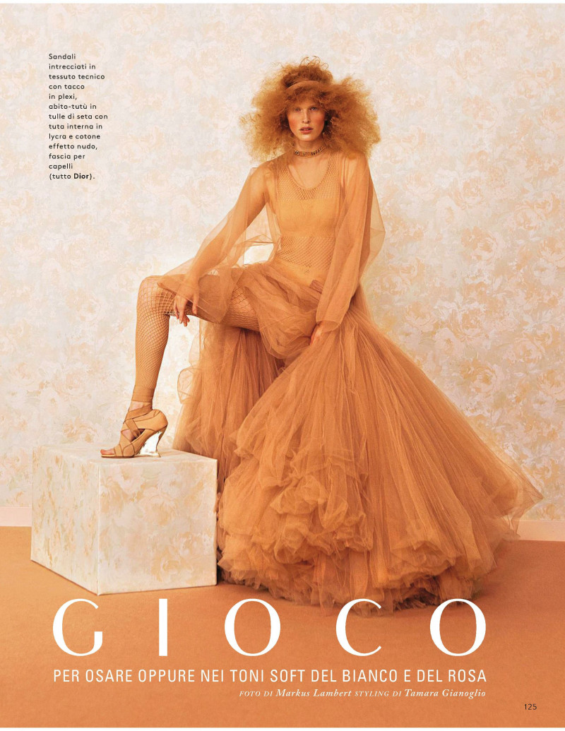 Niki Trefilova featured in Doppio Gioco, March 2019