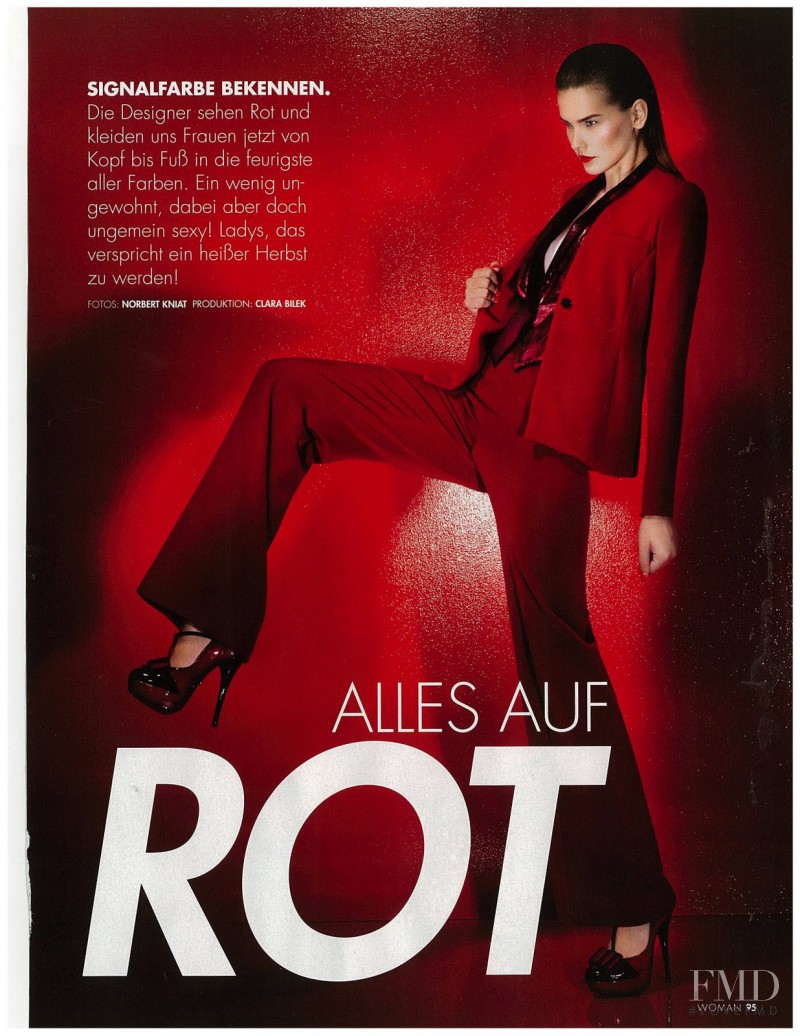 Magdalena Chachlica featured in Alles Auf Rot, October 2011