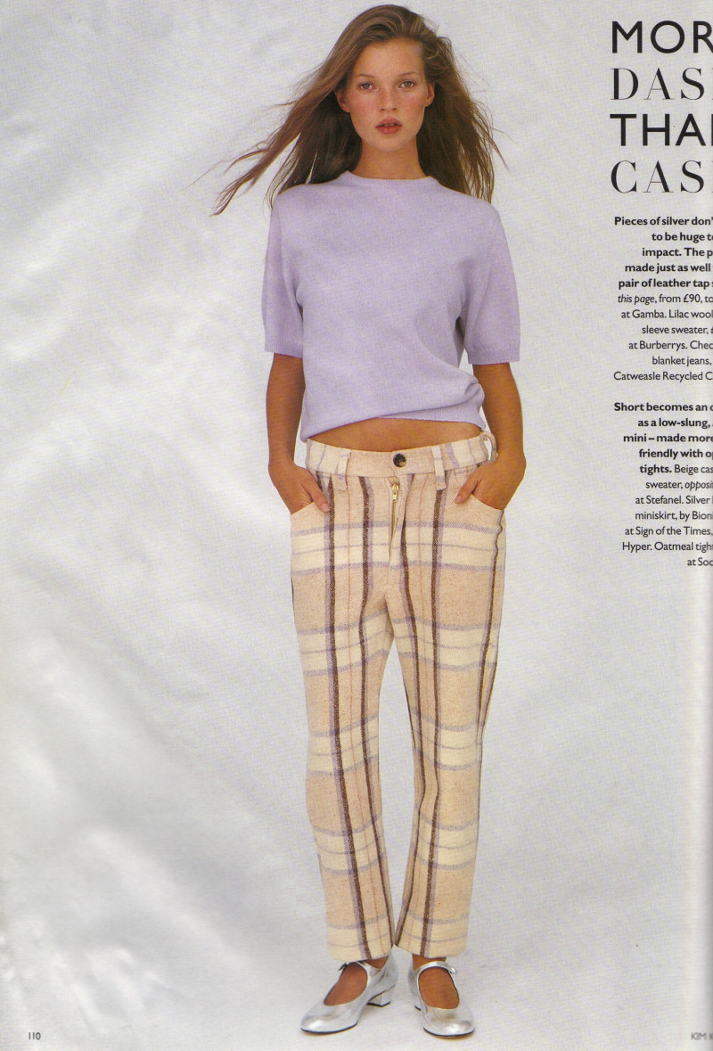Kate Moss featured in More Dash than Cash, December 1993
