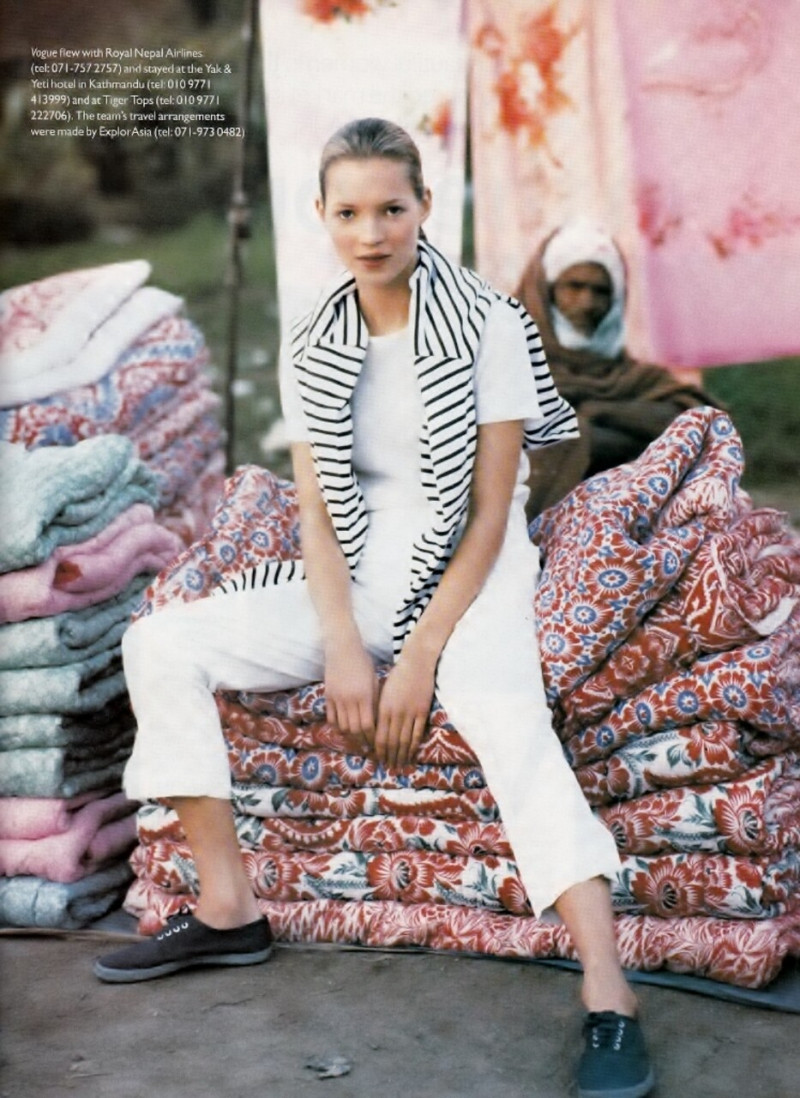 Kate Moss featured in The Shape of Summer, June 1994