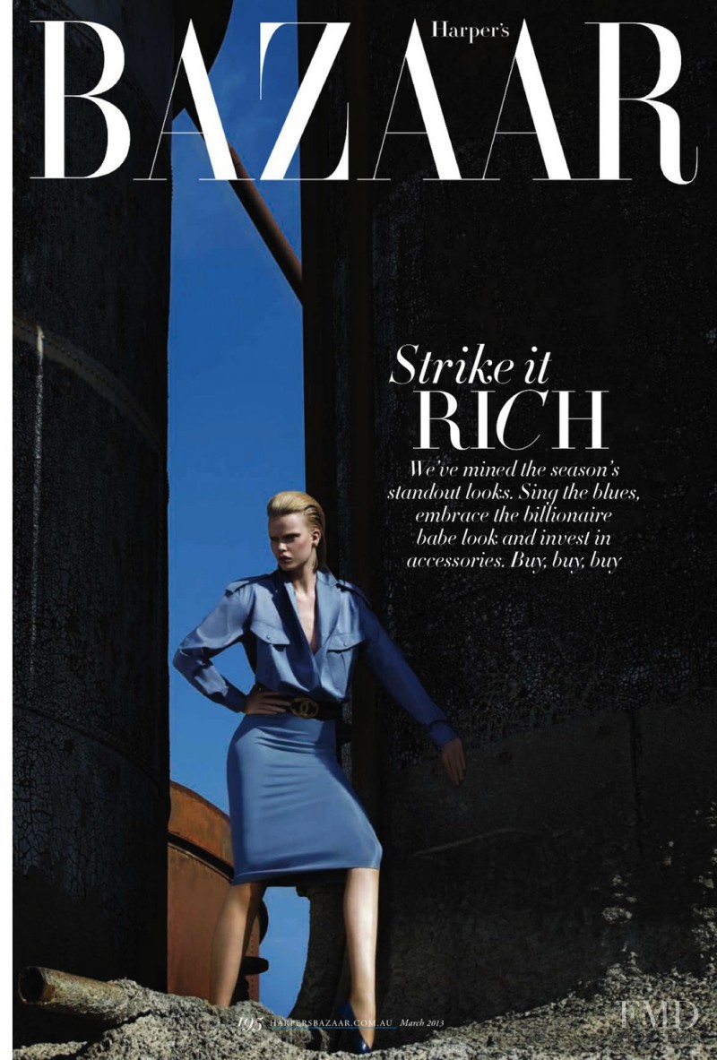 Marleen Gaasbeek featured in Blue Steel, March 2013