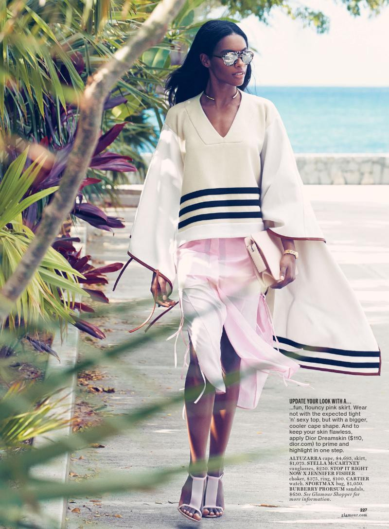 Sharam Diniz featured in Pretty Perfect, April 2014