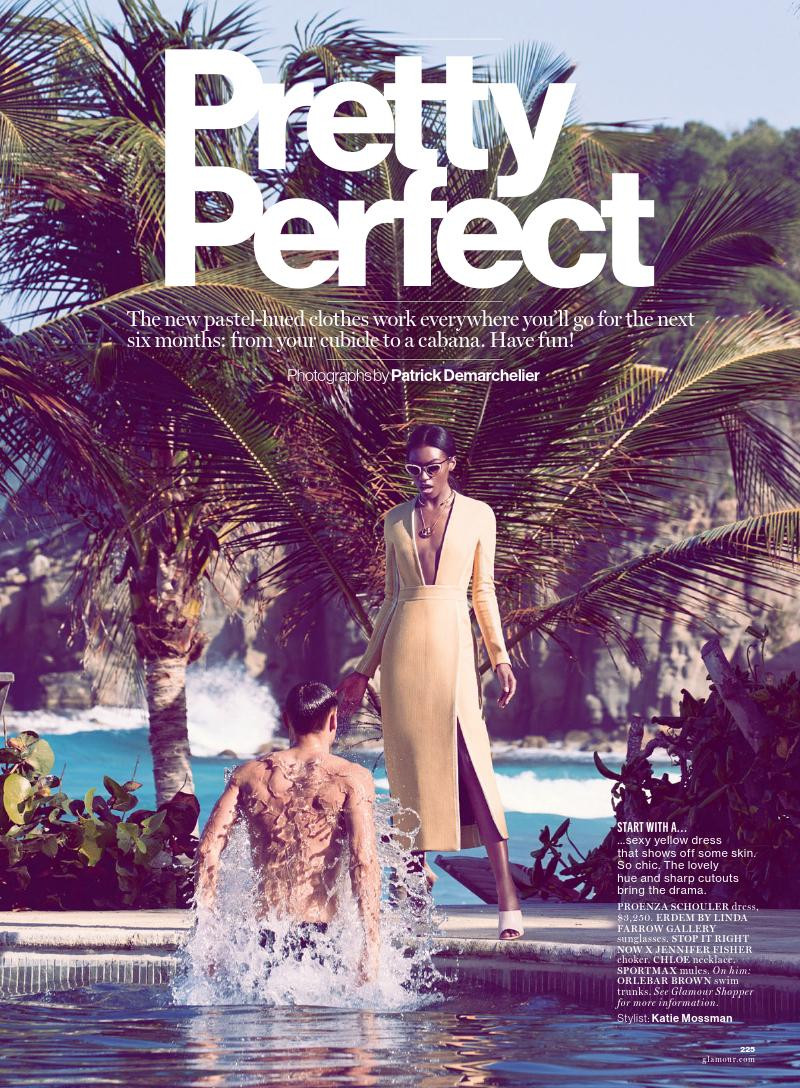 Sharam Diniz featured in Pretty Perfect, April 2014