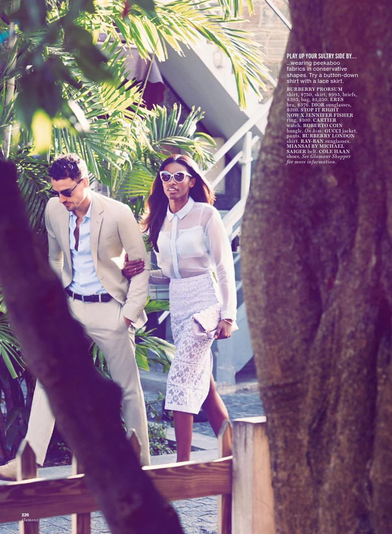 Sharam Diniz featured in Pretty Perfect, April 2014