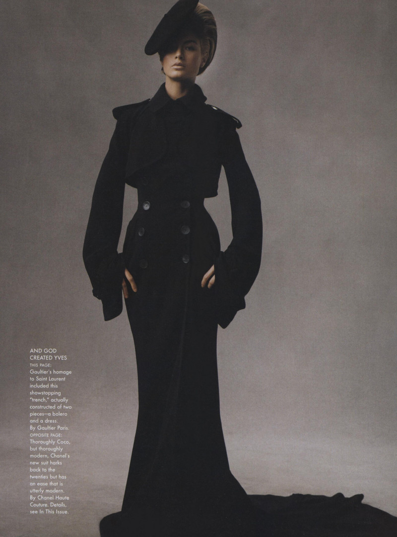 Carolyn Murphy featured in Absolute Couture, October 1998