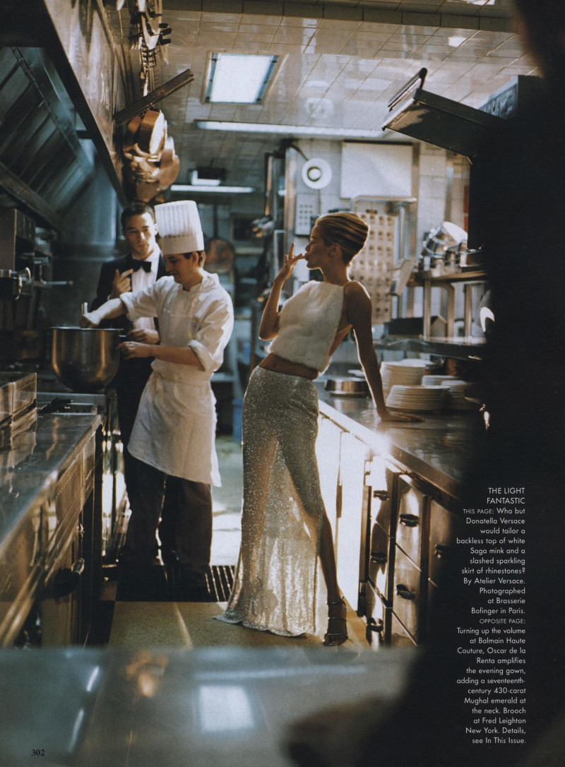 Carolyn Murphy featured in Absolute Couture, October 1998