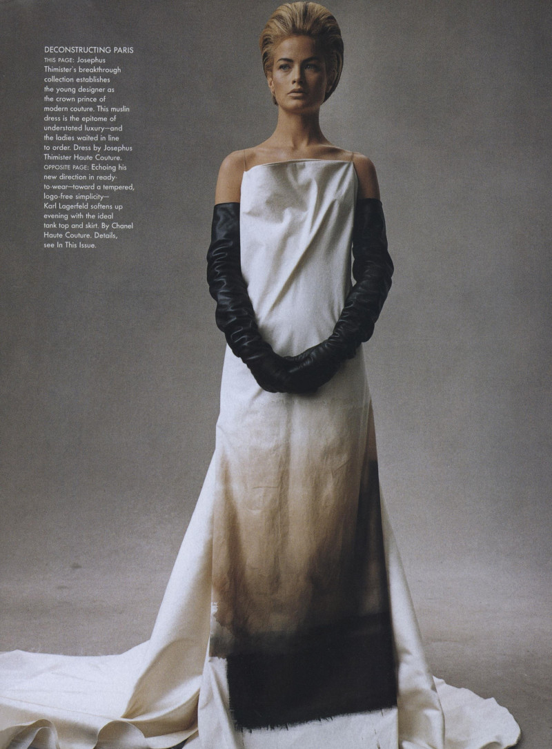Carolyn Murphy featured in Absolute Couture, October 1998