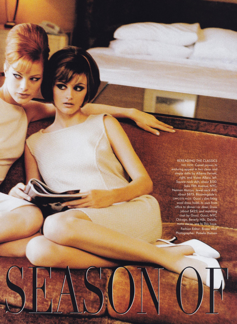 Carolyn Murphy featured in Season of the Shift, August 1995