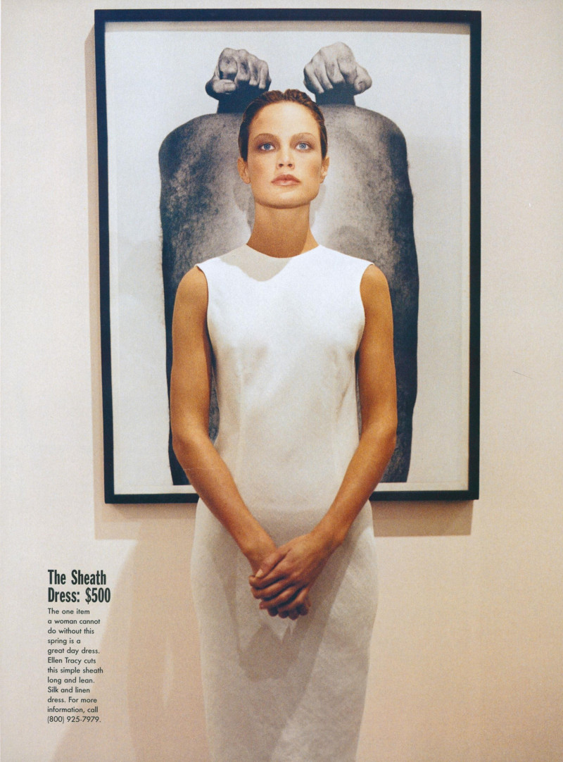 Carolyn Murphy featured in Dress for Less, January 1998