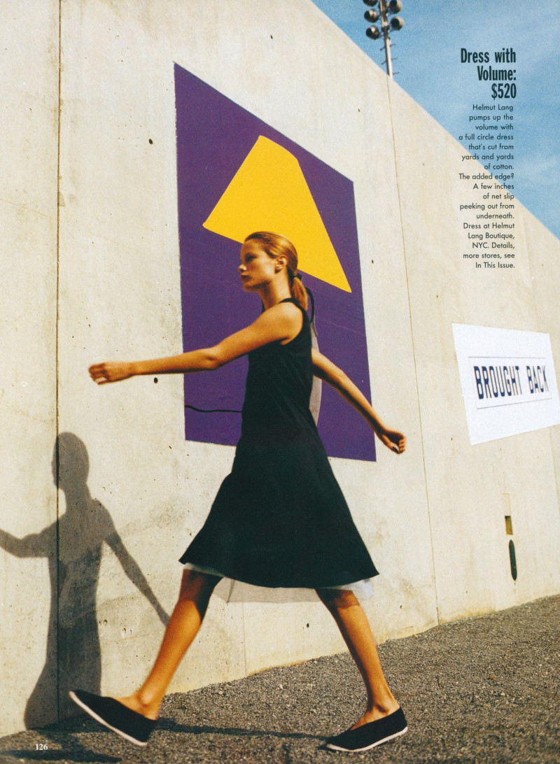 Carolyn Murphy featured in Dress for Less, January 1998