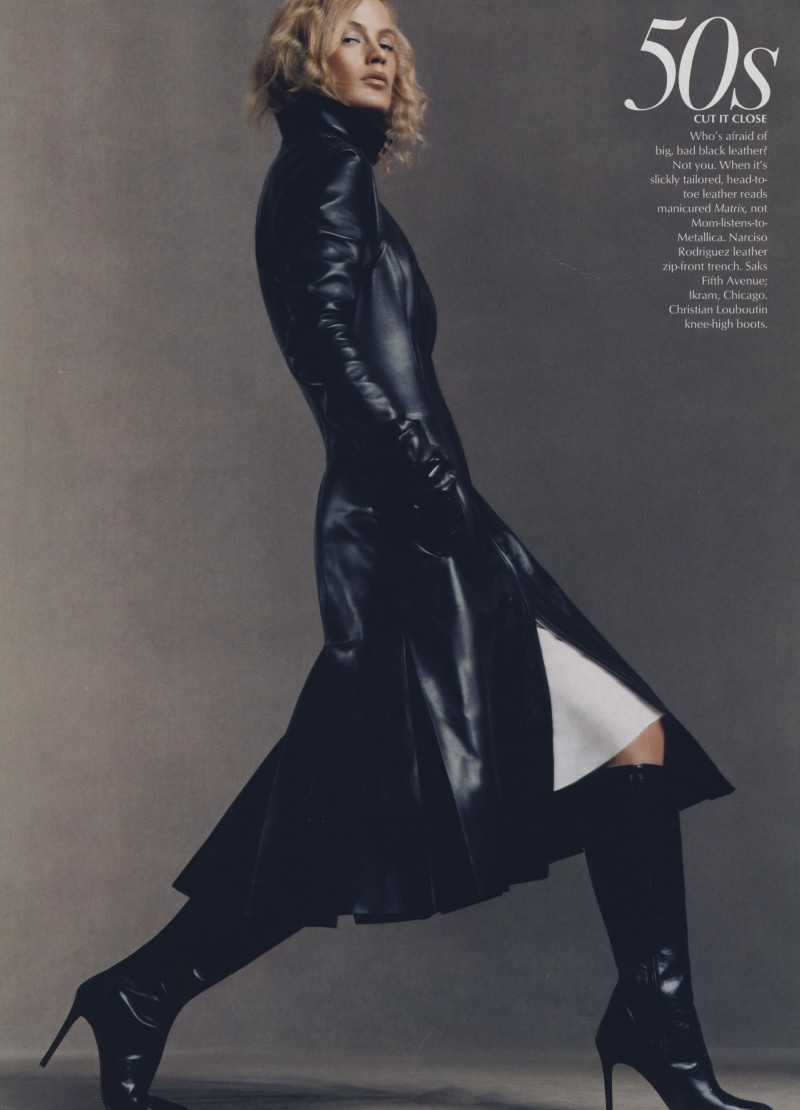 Carolyn Murphy featured in Belle Epoque, August 2003