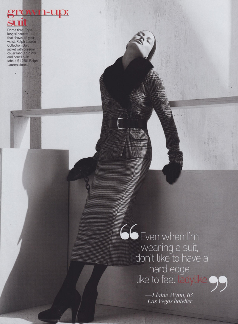 Carolyn Murphy featured in Solitary Refinement, August 2005