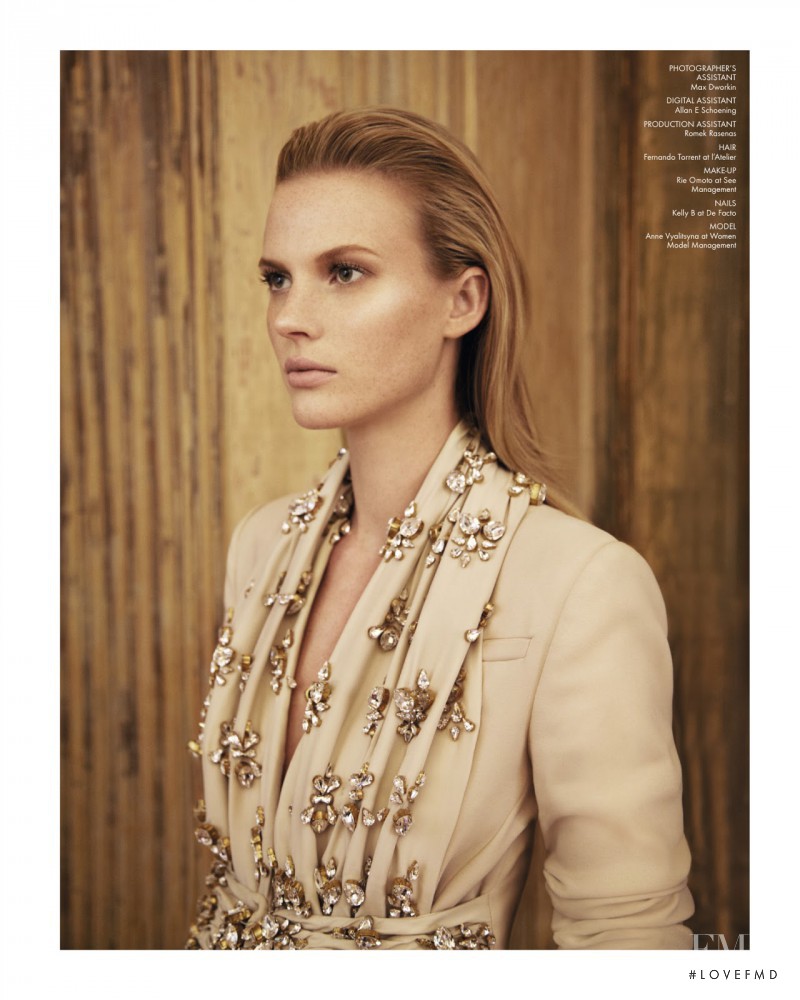 Anne Vyalitsyna featured in The Golden Girl, March 2013