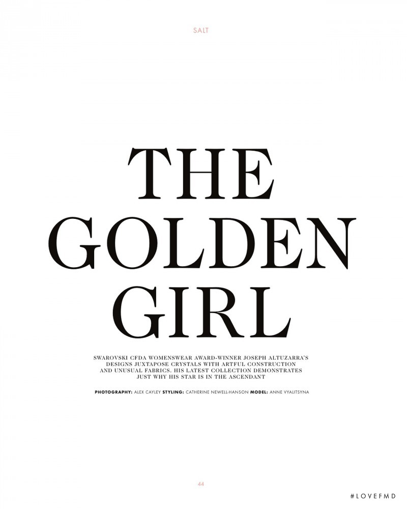 The Golden Girl, March 2013