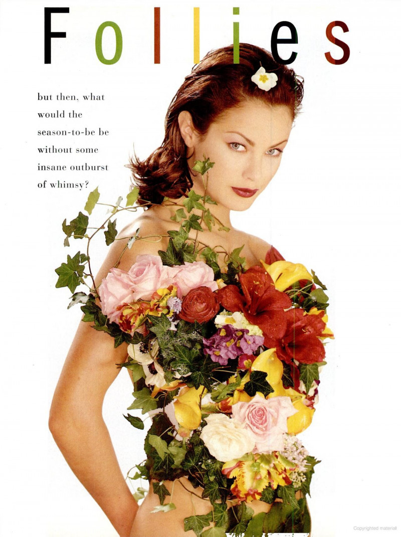 Carolyn Murphy featured in Spring Follies, February 1995