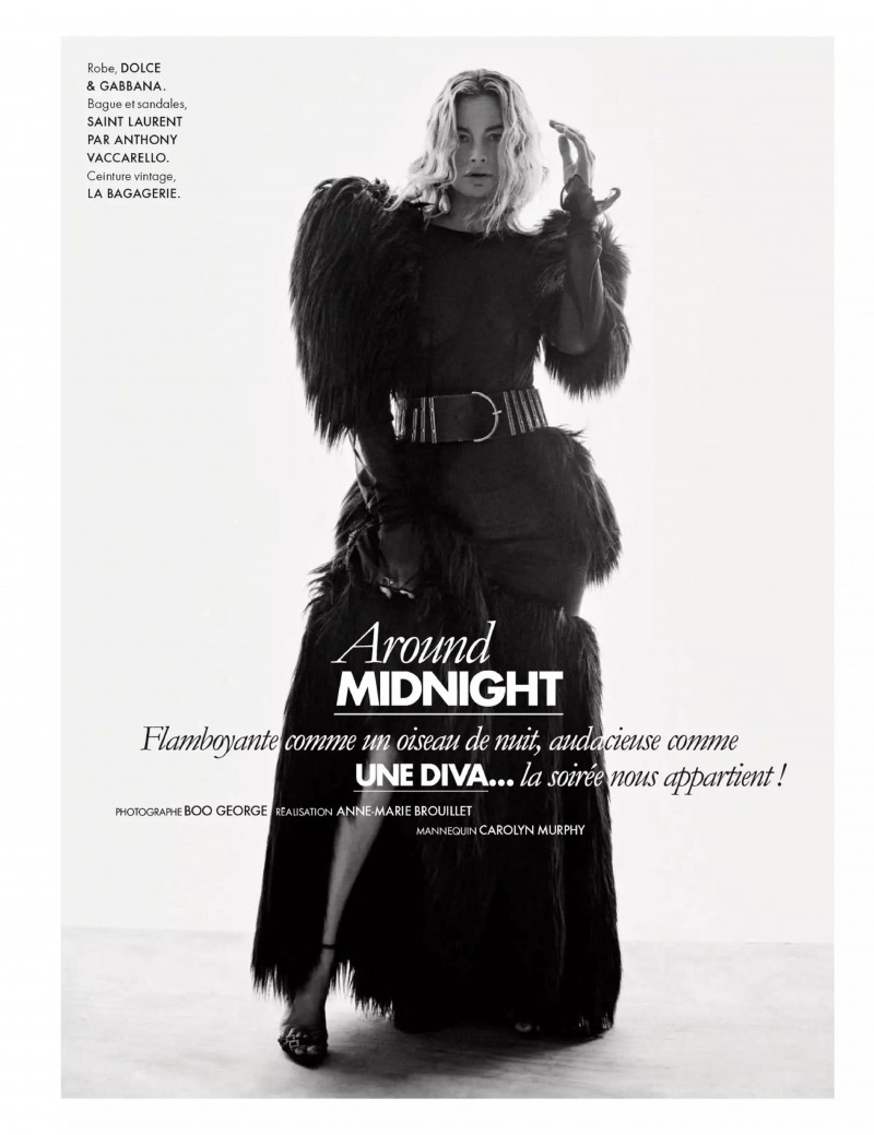 Carolyn Murphy featured in Around Midnight, December 2022