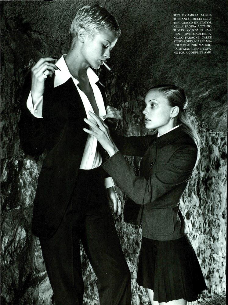 Carolyn Murphy featured in Tra Ingenuitá e Ambiguitá..., October 1996