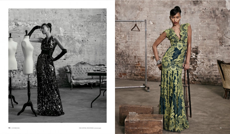 Anais Mali featured in Fitting Occasions, October 2014