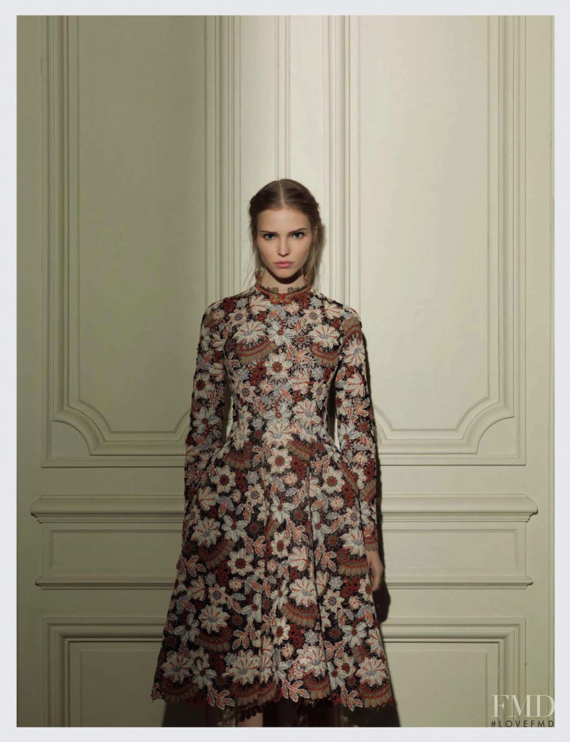 Sasha Luss featured in Valentino Haute Couture SS 2013, March 2013