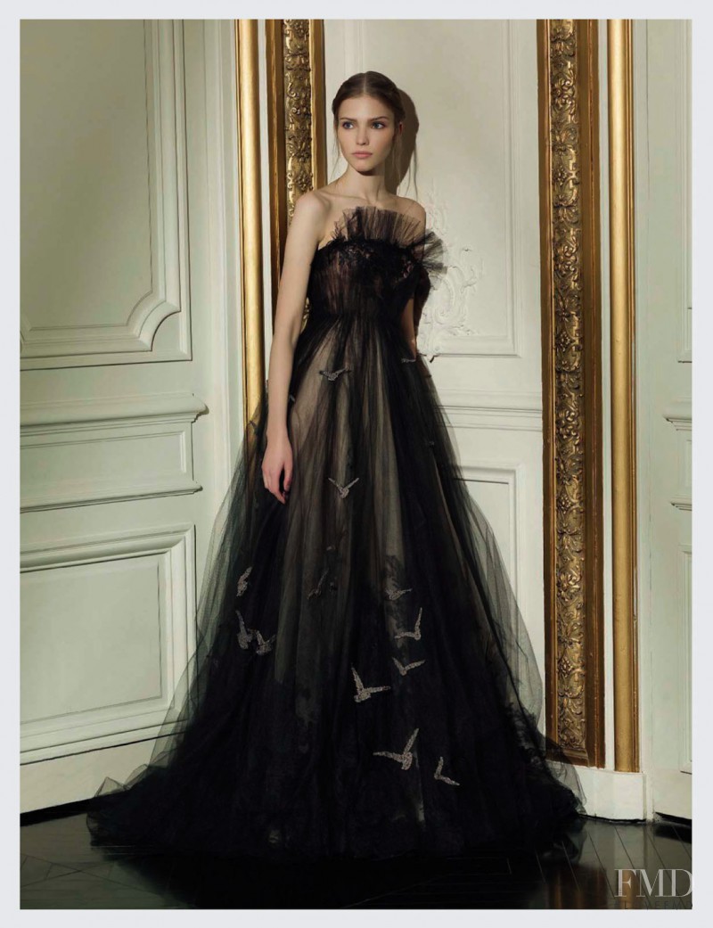 Sasha Luss featured in Valentino Haute Couture SS 2013, March 2013