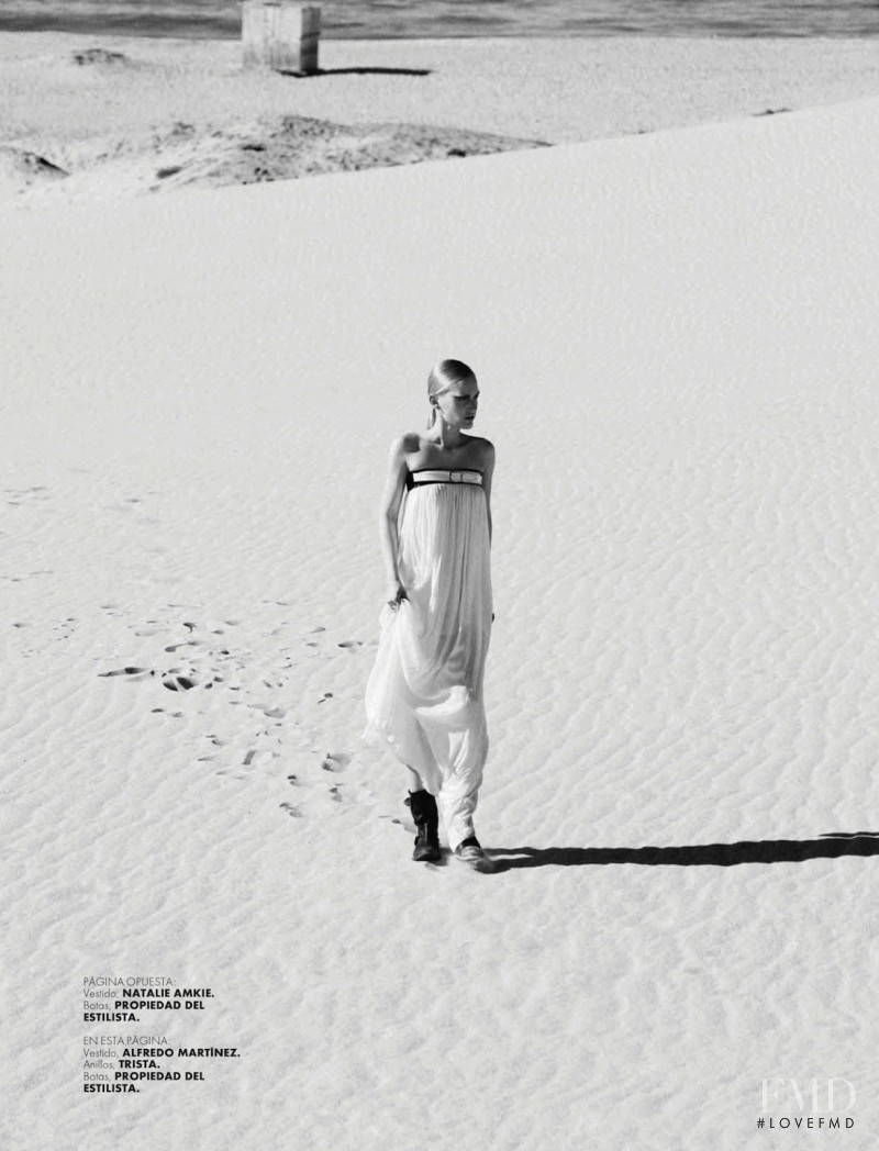 Madara Malmane featured in In White We Trust, March 2013