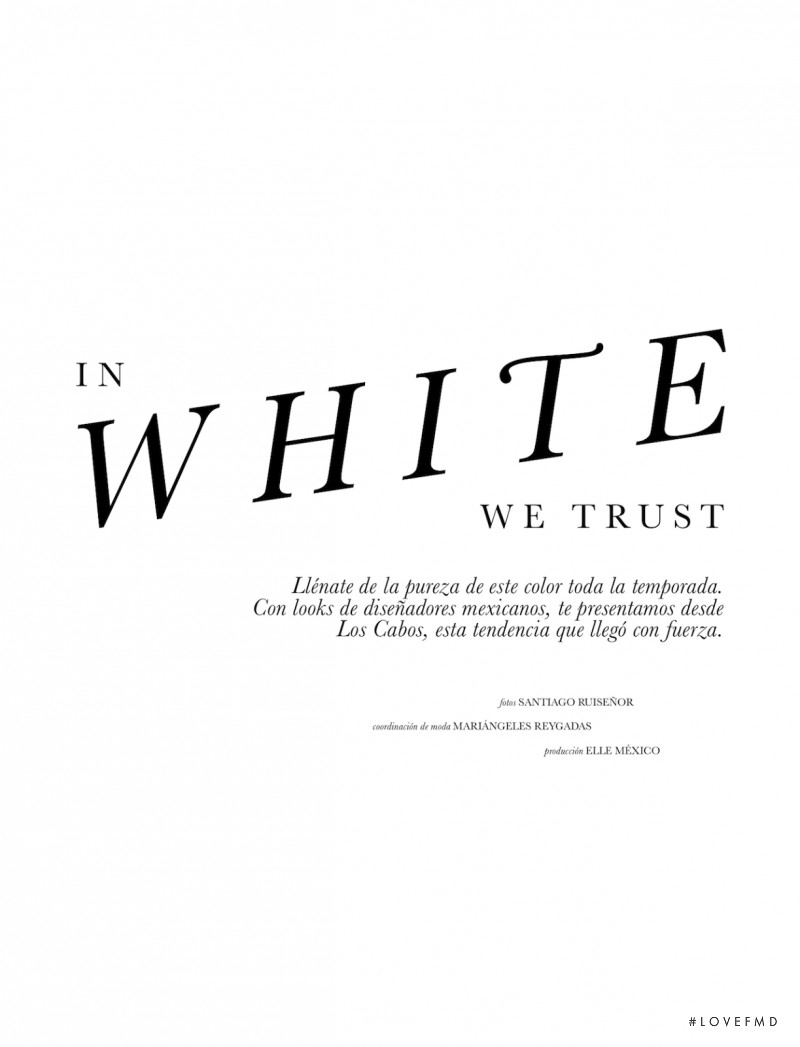 In White We Trust, March 2013